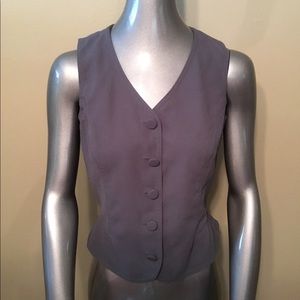Vintage Rampage gray cropped vest tops